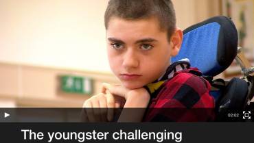 The youngster challenging children’s perceptions of disability