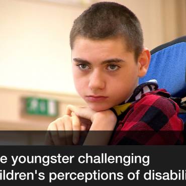 The youngster challenging children’s perceptions of disability